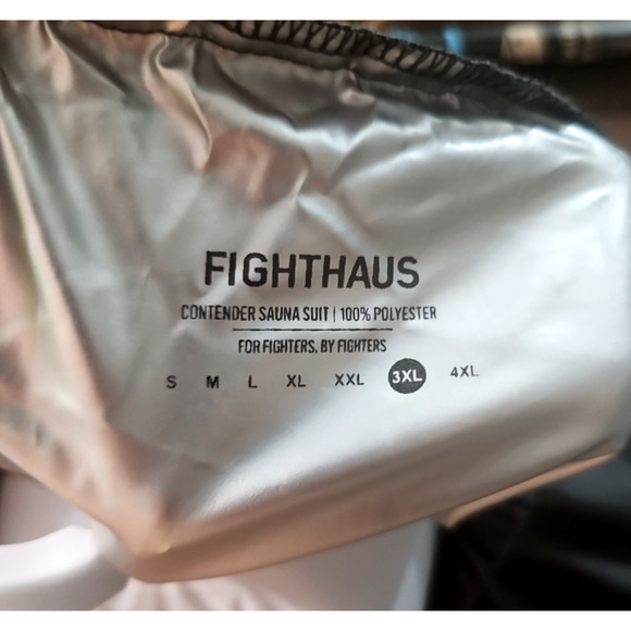 FIGHTHAUS CONTENDER SAUNA SUIT - Charcoal 3X-Large - Picture 5 of 10